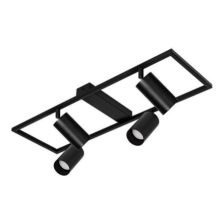 Kronleuchter Deckenleuchte Dekorativ 4x GU10 Schwarz Masterled