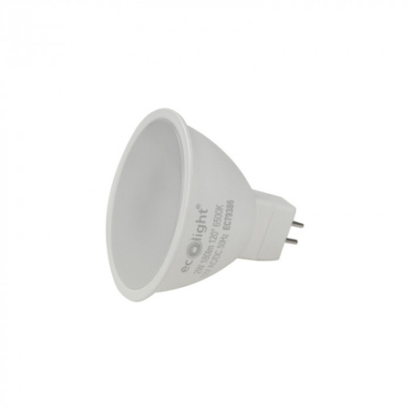 LED-Reflektor-Lampe MR16 GU5.3 2W 160lm 6500K Kalt 12V Ecolight