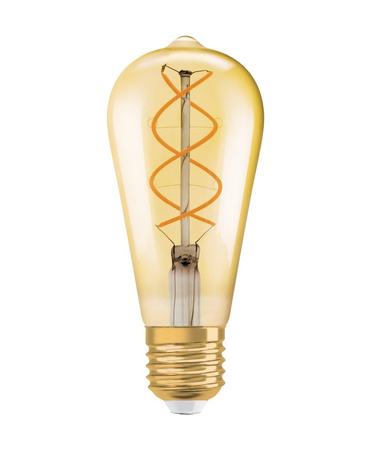 Dekorative LED-Lampe ST64 Edison E27 4W = 28W 300lm 2000K Warm 300° Dimmbar Vintage 1906 Osram