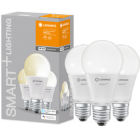 3x LED Lampen E27 A60 9W 806lm 2700K Warm LEDVANCE SMART+ WiFi Dimmbar