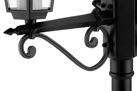 Garten Park Stehlaterne Lampe LIGURIA GOLDLUX (Polux) 3X E27 schwarz 2.5m