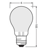 LED-Lampe E27 A60 5.7W = 75W 1055lm 2700K Warm 300° Dimmbar Ledvance