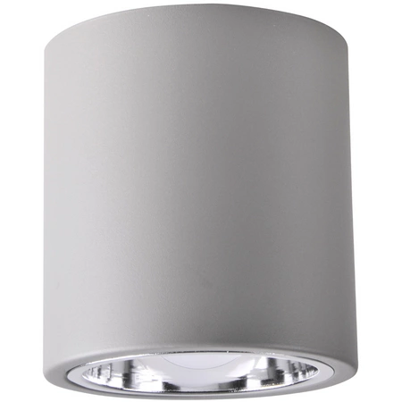 Deckenanbauleuchte Metallrohrstrahler JUPITER 13 Typ DOWNLIGHT E27 grau
