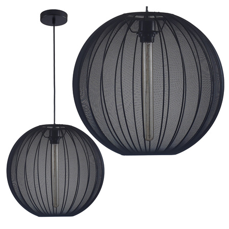 Decke Hängelampe E27 Schwarz JAPANDI Sanico Goldlux