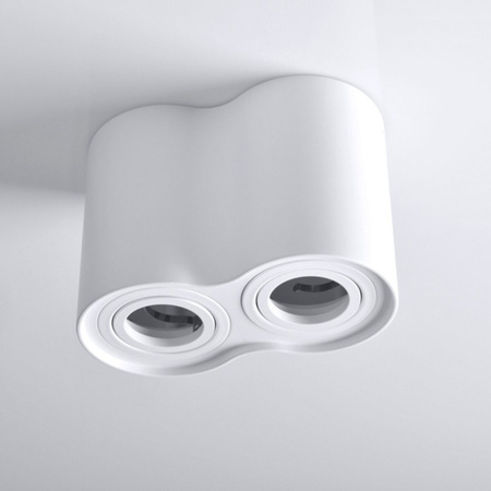 Deckenanbauleuchte Hadar R2 2xGU10 beweglich rund weiß