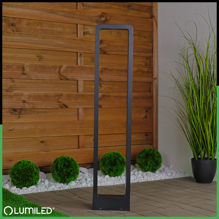 Gartenleuchte 10W, Außenstehleuchte Pollerleuchte 80cm ERICA LUMILED