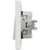 Schalter Schalter Single Single Pole Flush Mount Asfora IP20 Weiß