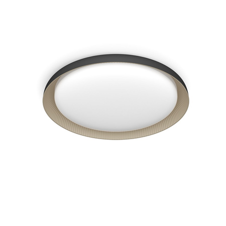 LED Plafond Deckenleuchte 10W 1950lm 4000K SceneSwitch Schwarz Pebblo Ultra Efficient Philips
