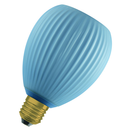 LED-Lampe E27 Oval 3.5W 300lm 2700K Warm Dekorativ Blau Osram