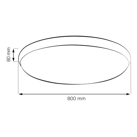 LED Plafond Deckenleuchte 80W 9200lm CCT 120° Weiß Schwarz Dimmbar Pilot Kern Sanico Goldlux