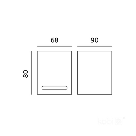 Garten Außenwandleuchte GU10 IP54 Schwarz Querk Kobi