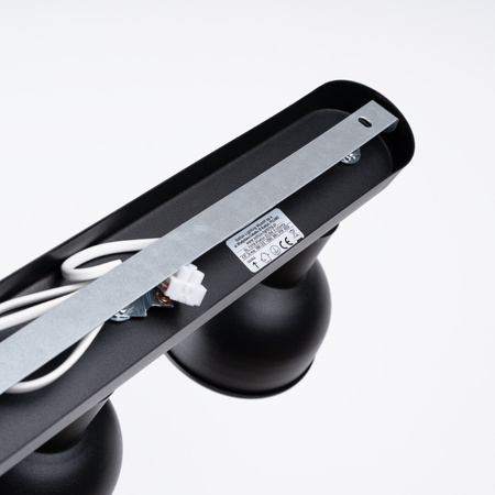 Deckenleuchte ELBA 3xE27 Reflektor Moving Black Loft SOLLUX