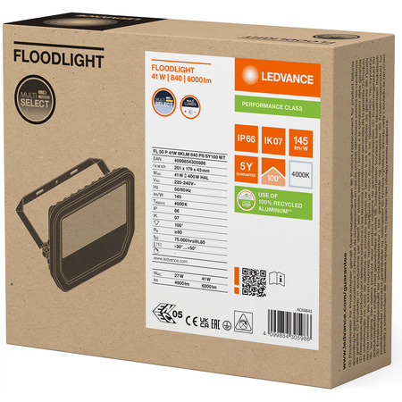 LED-Flutlicht 41W 6000lm 4000K IP66 Weiß LEDVANCE Flutlicht