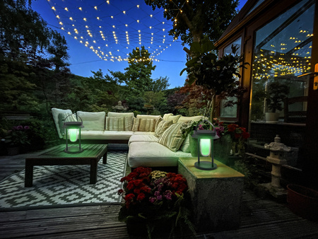 Gartenlampe Intelligente Solarlaterne RGB+W IP44 SMART+ BLUETOOTH LEDVANCE