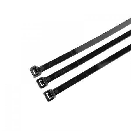 Kabelbinder 7,6x750 mm Schwarz UV TRACKS Zipper Ties OK-76750B .MORE 50 Stk.