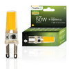 LED Kapseln G9, COB LED-Lampe 5W = 50W 550lm 360° 3000K warm LUMILED