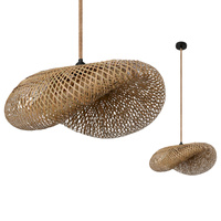 Bambus E27 Brugia Dekorative Hängelampe Kobi