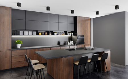 POINT TONE Deckenleuchte 8223 Nowodvorski Schwarz und Silber GU10 Spot Röhre Anbaumontage Modern