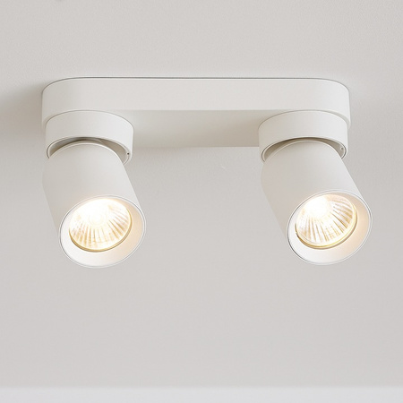 TIMO Decken-/Wandleuchte Wandleuchte Reflektor bewegliche Halogenleuchte 2 xGU10 weißes LVT