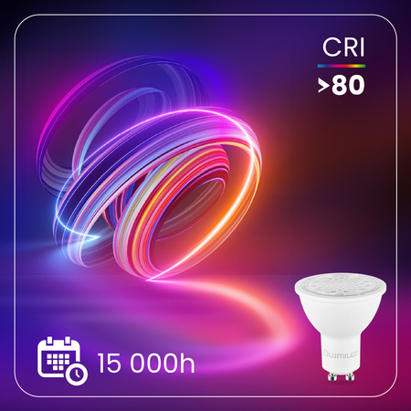 LED Lampen GU10, Glühbirne verstellbar 6W = 50W 580lm 24° 36° 60° 4000K neutral LUMILED