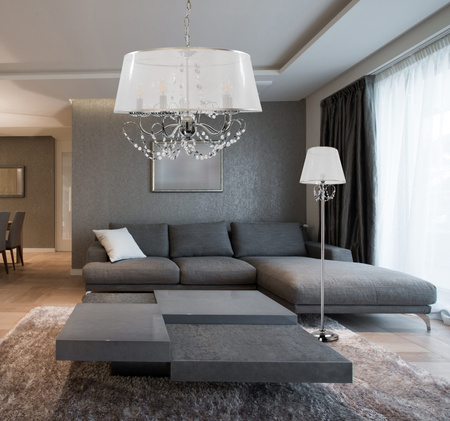 ABBAZIA Deckenpendelleuchte 5xE14 Weiß 120cm - GOLDLUX (Polux)