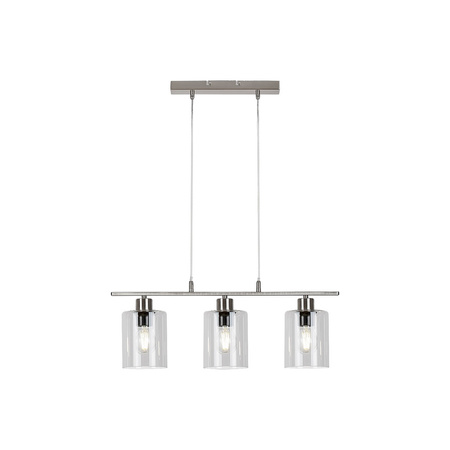 Závěsné stropní svítidlo 3 x E27 Chrome Modern Miroslaw Rabalux