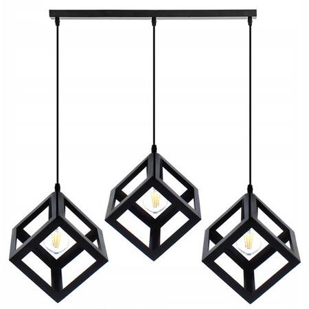 TALUS Decke Pendelleuchte Geometrischer Pendelwürfel für LED 3x E27 LUMILED