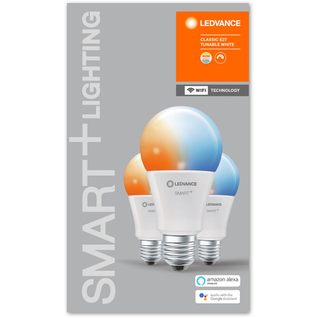 3x LED Lampen E27 A75 14W 1521lm CCT LEDVANCE SMART+ WiFi Dimmbar