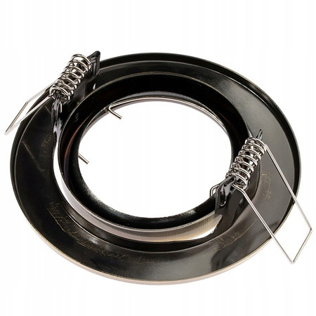 Einbaustrahler GU10, MR16 Einbauspot HALOGEN Runde beweglich Antik Blech AURELI LUMILED