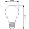 LED Lampen A70 E27 5.2W = 75W 1095lm 4000K Cold 360° Filament PHILIPS ULTRA EFFICIENT