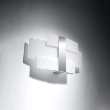 Wandleuchte CELIA 2xG9 Modern Weiß Chrom SOLLUX