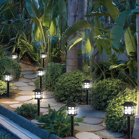 LANTERN DOMEK 4000K LED-Solar-Gartenlampe neutral