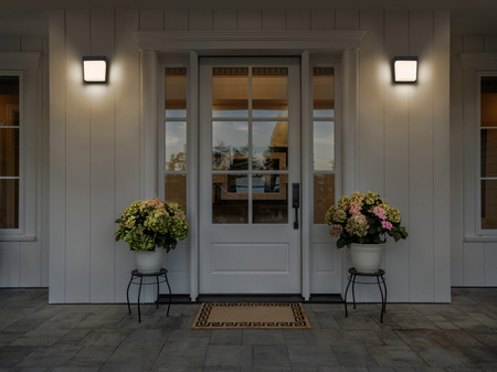 Gartenleuchte LED-Wandleuchte 11W 550lm 3000K IP65 Endura Ledvance Grau