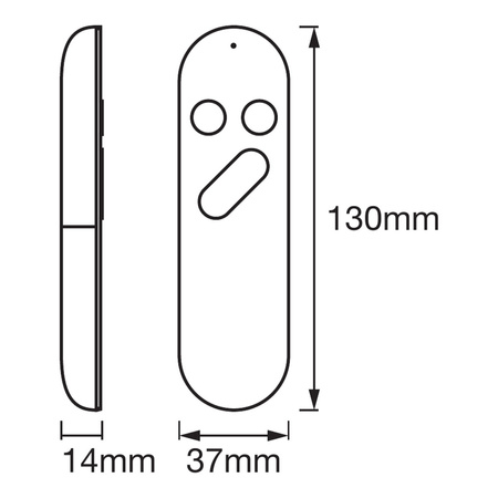 Fernbedienung Controller Weiß Dimmer SMART+ WIFI LEDVANCE