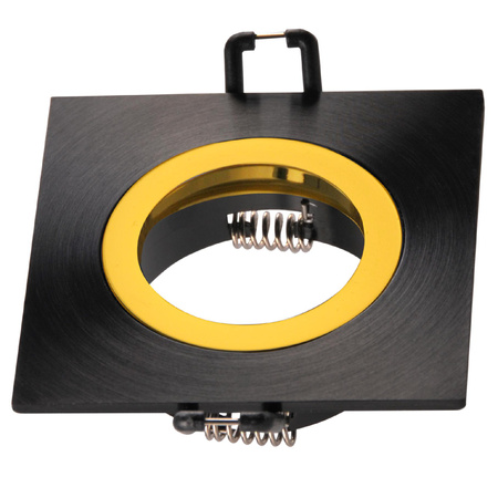 Spot GU10 Schwarz FEBE Sanico Goldlux Einbaustrahler Leuchte