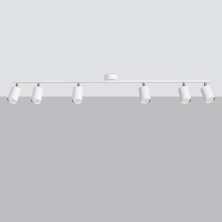 Deckenleuchte LEMMI 6L 6xGU10 Weiß Modern SOLLUX