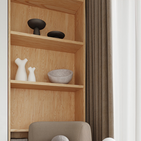 BOOMO 8 G9 Holz Modern SOLLUX Deckenleuchte