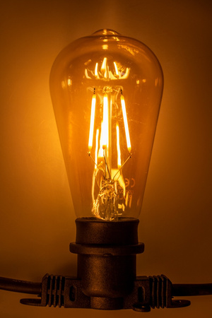 Garten Girlande Außenbeleuchtung Kette 15m 15xE27 LED 4W EDISON