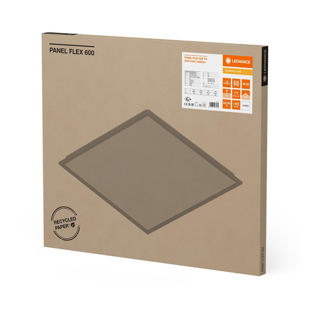 LED-Panel-Deckenleuchte 30W 4860lm 4000K Neutral Aufputz Weiß 60x60cm Flex Ledvance