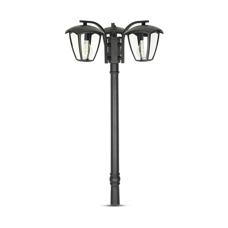 Gartenlampe Laterne 3xE27 Hoch 199CM Schwarz VT-740 V-TAC