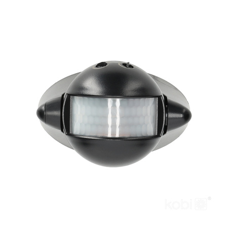 PIR-Bewegungsmelder und Dämmerungsmelder LX39 180ST BLACK KOBI