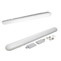 Hermetische LED 20W 2400lm 4000K Neutral IP65 Grau Negro Kobi Leuchte