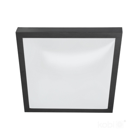 Plafond LED-Deckenleuchte SAMIRA S 2x E27 30cm IP20 Schwarz KOBI