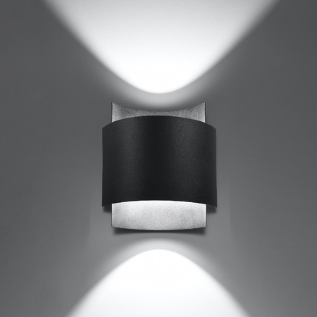 Wandleuchte IMPACT G9 Up-Down Modern Schwarz SOLLUX