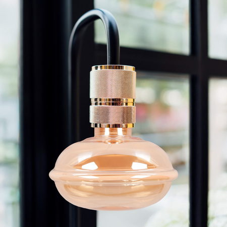 LED-Lampe E27 UFO130 4W 250lm 1800K Warm 320° Amber Dekorativ DECOVINTAGE Sanico Goldlux