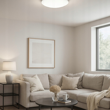 LED-Badezimmer-Deckenleuchte ERIK 12W 4000K IP44 Mikrowellen-Bewegungssensor