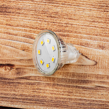 10x LED Lampen MR11, Glühbirne 12V 2.5W = 20W 220lm 120° 3000K warm LUMILED