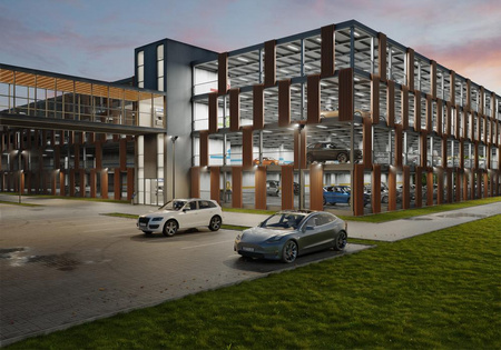 Hermetische LED Flammensichere Leuchte 32W 4400lm 4000K Neutral mit Bewegungssensor Dämmerung IP65 IK08 Dampproof Ledvance Grau