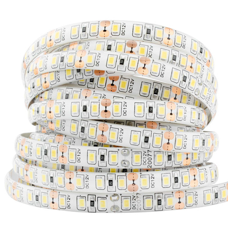 LED-Strip, LED-Streifen 12V 48W 600LED 2835 8mm 5m IP65 neutral LUMILED