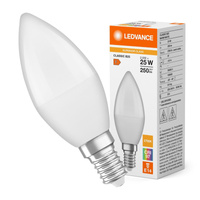 LED Lampen B37 E14 2.9W = 25W 250lm 2700K Warmweiß LEDVANCE